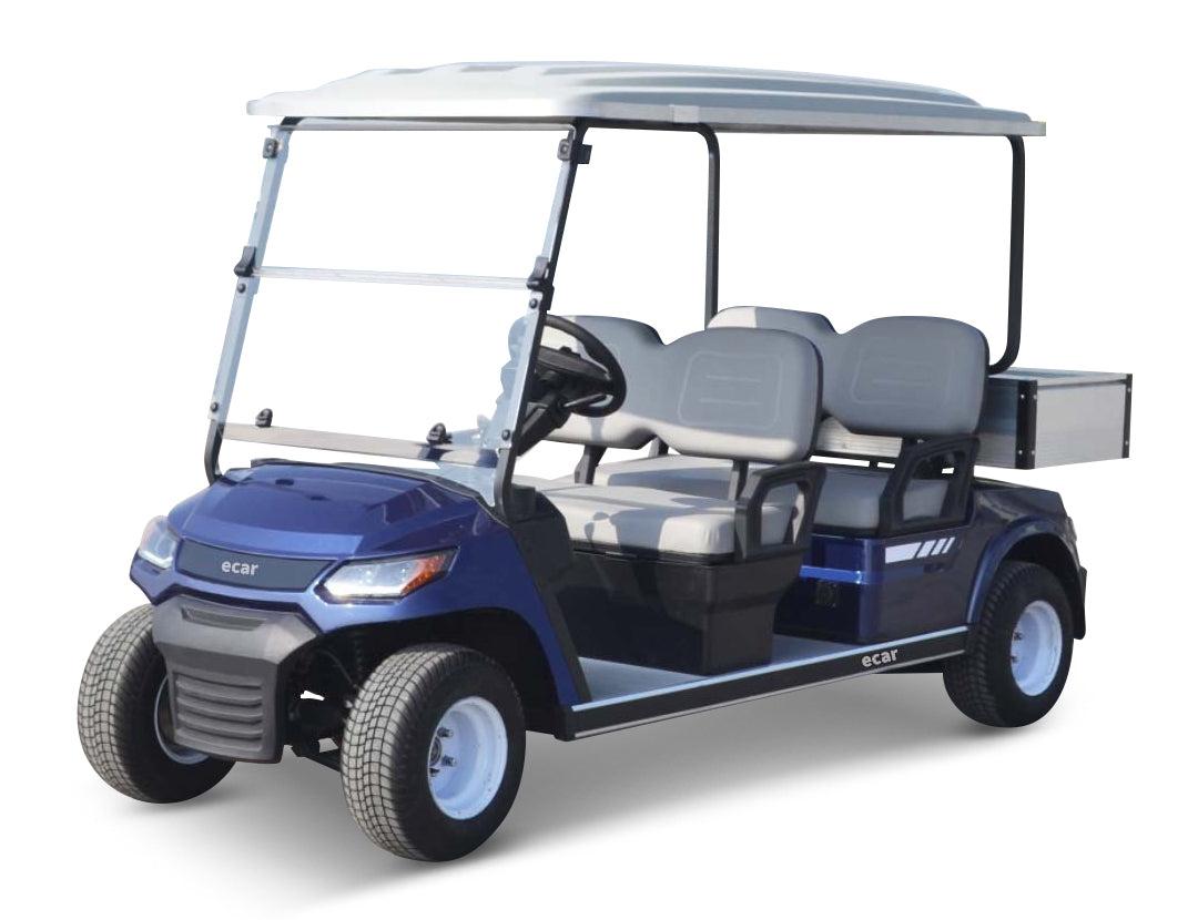 ECAR LT-A827.4 - 4 Seaters Golf Cart with Cargo Box
