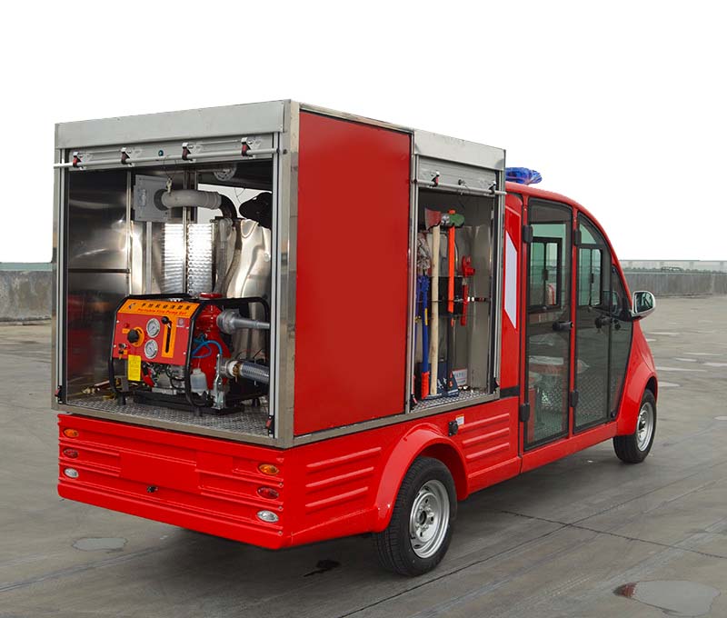 ECAR LT-S4.XF - 4 Seat Firefighter Cart (72V)