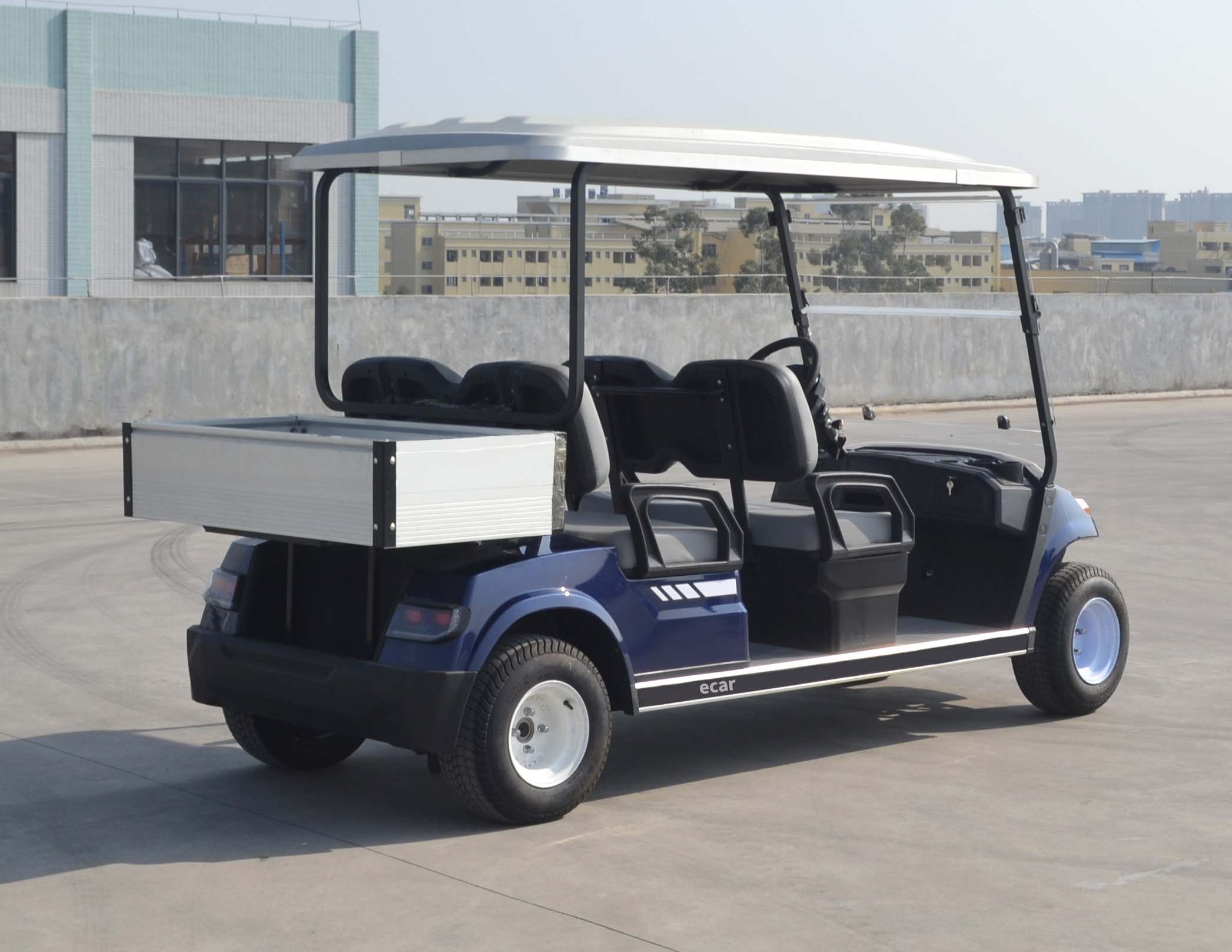 ECAR LT-A827.4 - 4 Seaters Golf Cart with Cargo Box