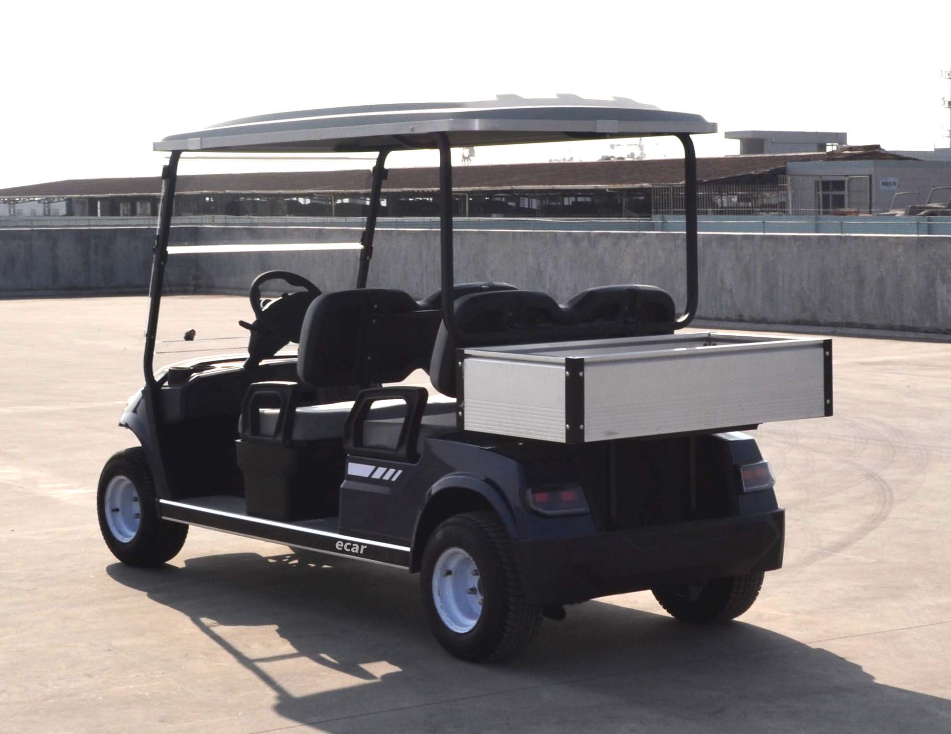 ECAR LT-A827.4 - 4 Seaters Golf Cart with Cargo Box