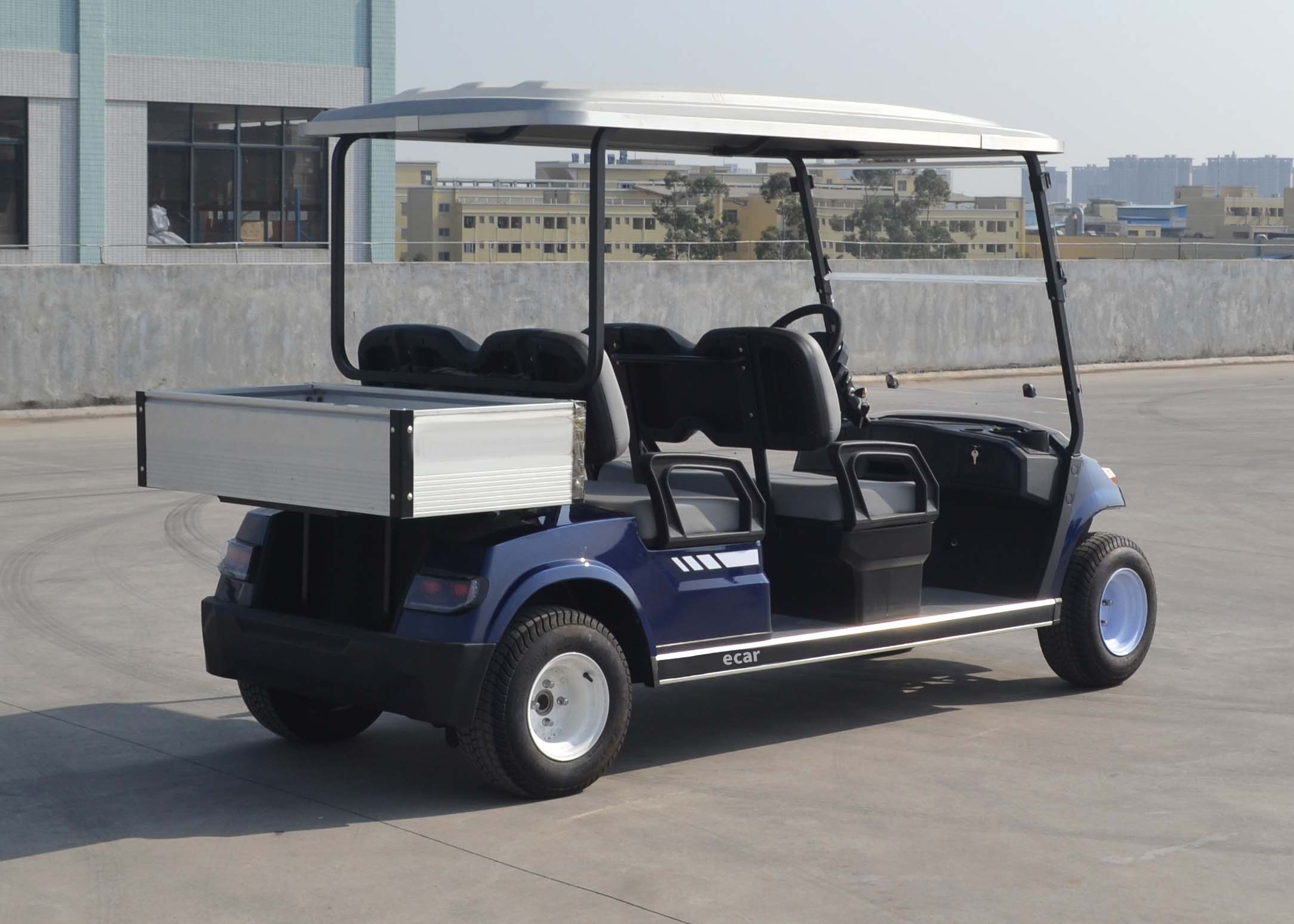 ECAR LT-A827.4 - 4 Seaters Golf Cart with Cargo Box