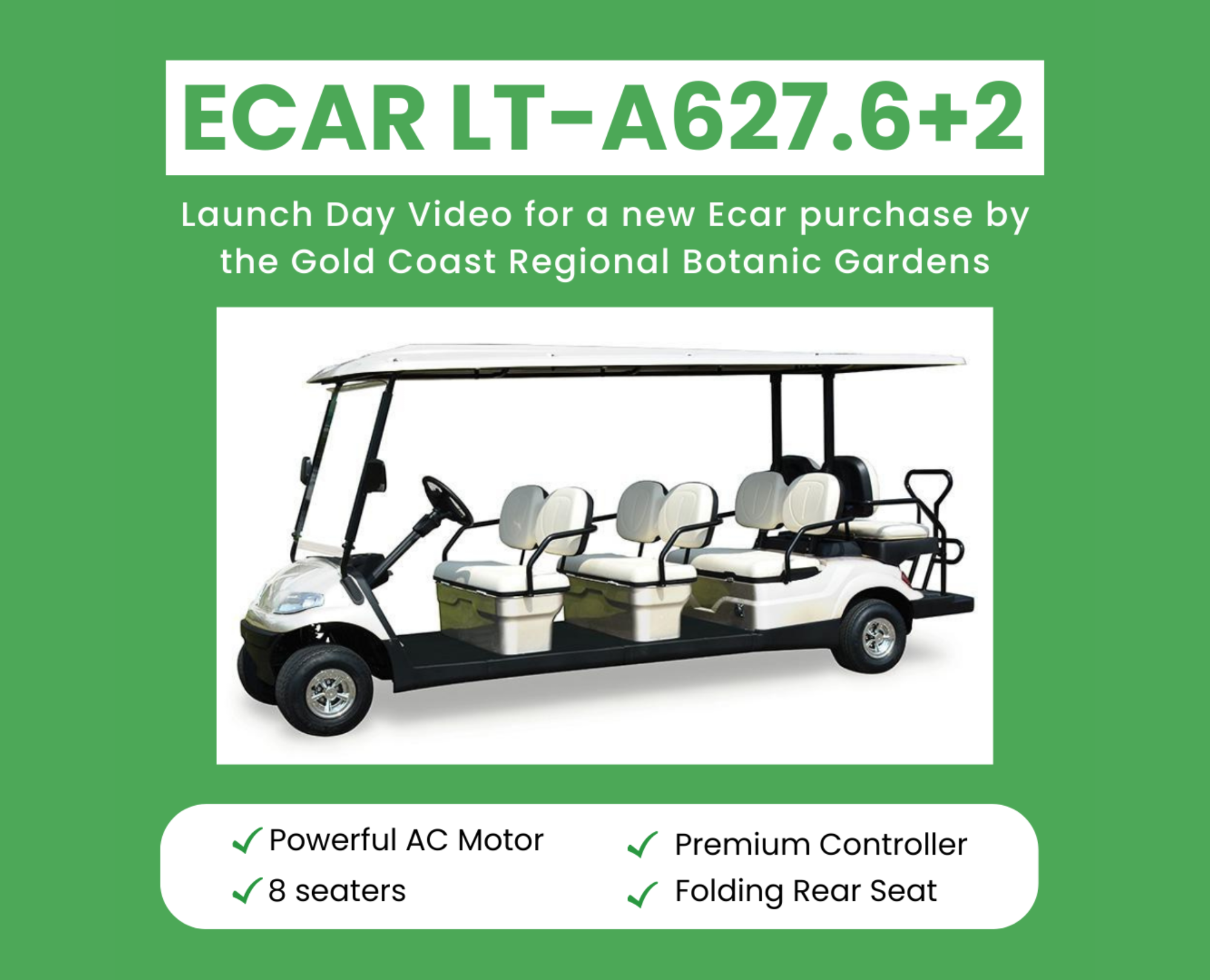 ECAR Golf – More than just a Golf Car!