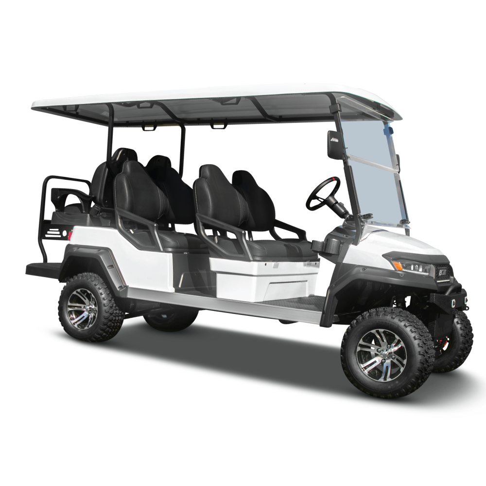 ECAR Compass 4+2G 6 Seat Lifted Golf Cart