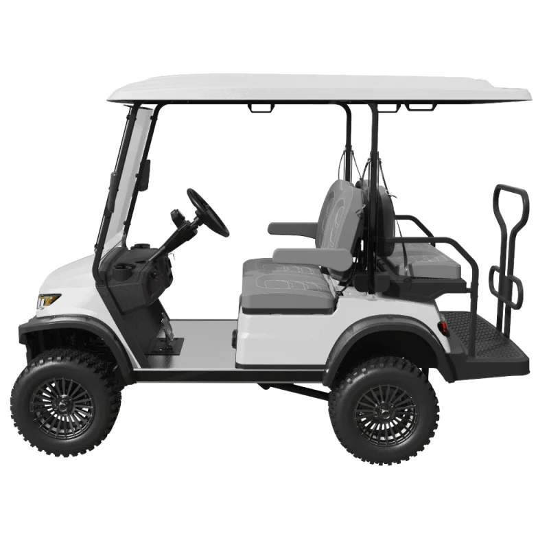 Ecar Magnum 2+2G Lifted 4 Seat Golf Cart Side