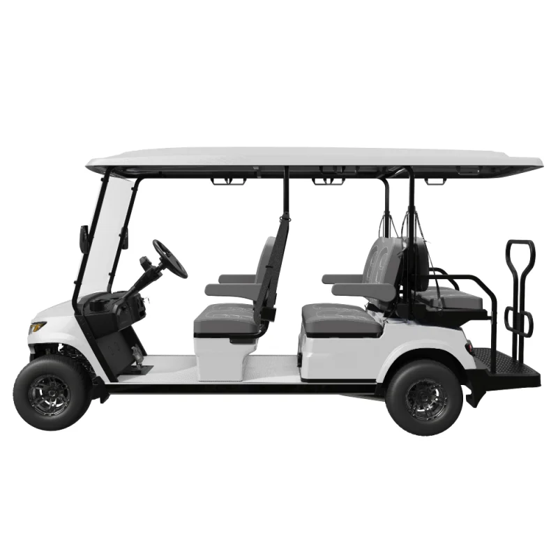 Ecar Magnum 4+2 6 Seat Golf Cart Side