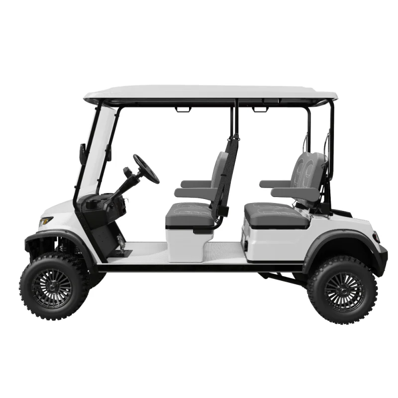 Ecar Magnum 4G 4 Seat Lifted Golf Cart Side