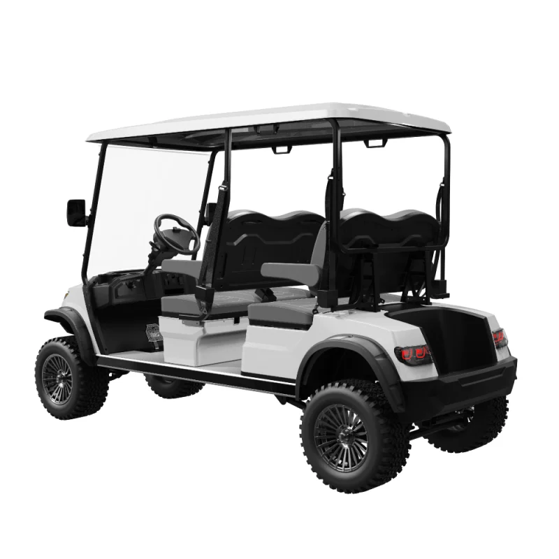 Ecar Magnum 4G 4 Seat Lifted Golf Cart Side Rear