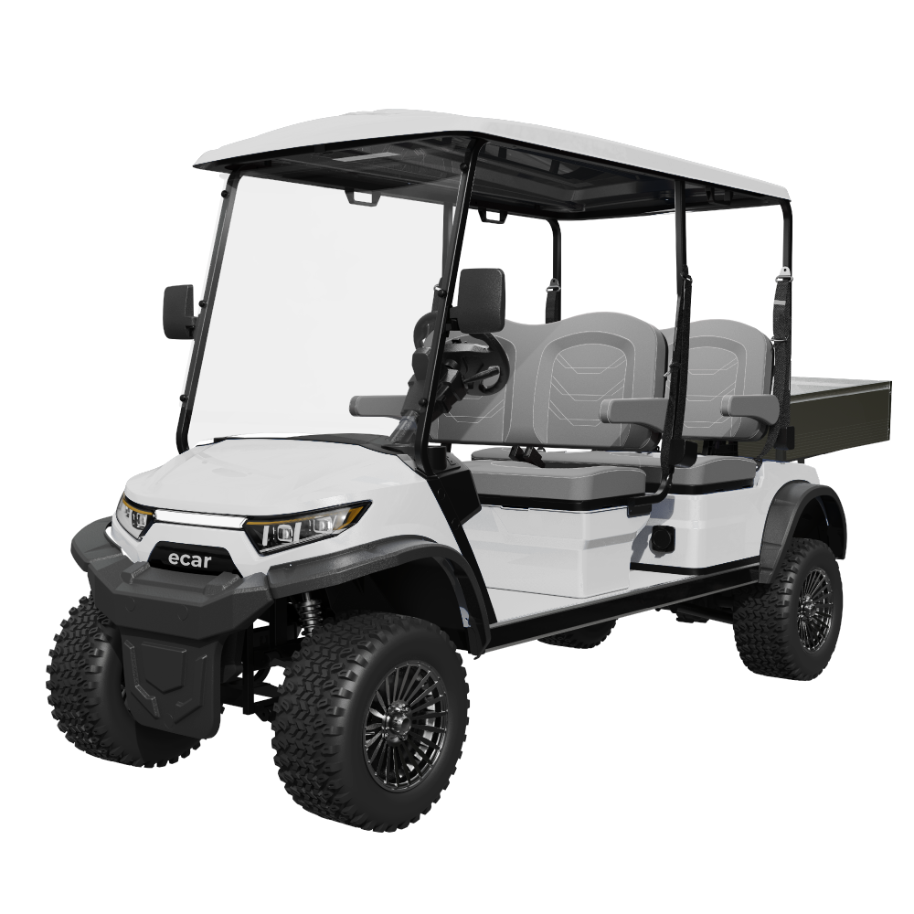 ECAR Magnum 4GUL 4 Seat Lifted Utility Golf Cart