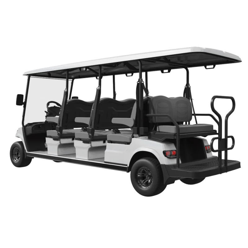 Ecar Magnum 6+2 8 Seat Golf Cart Rear Side