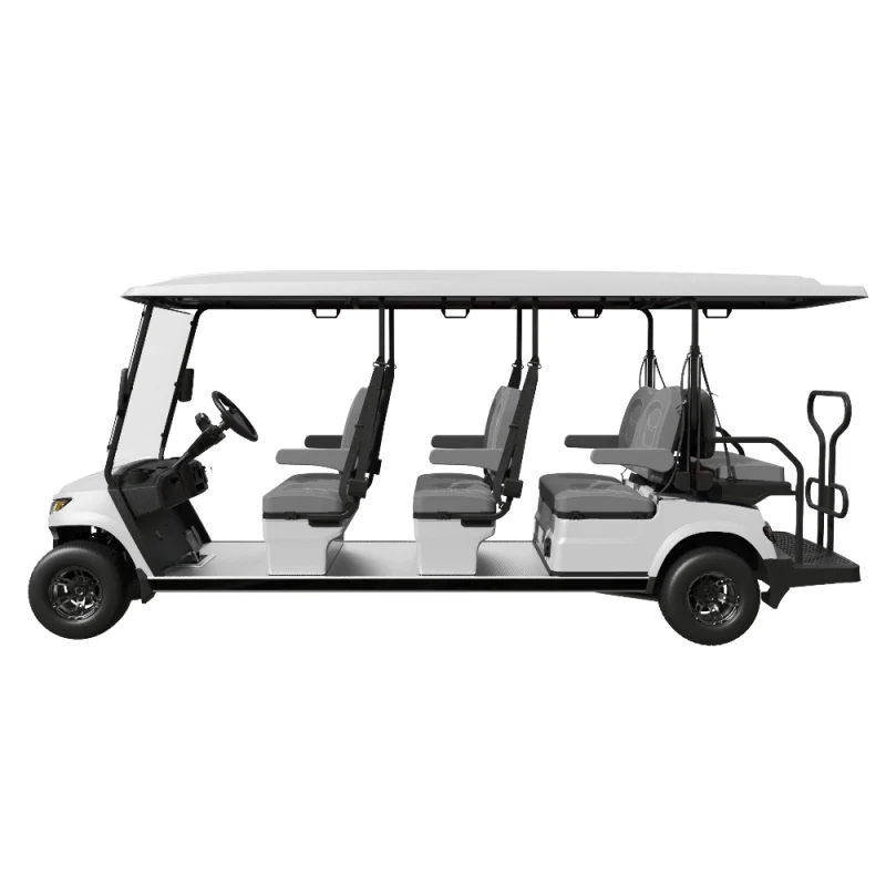Ecar Magnum 6+2 8 Seat Golf Cart Side